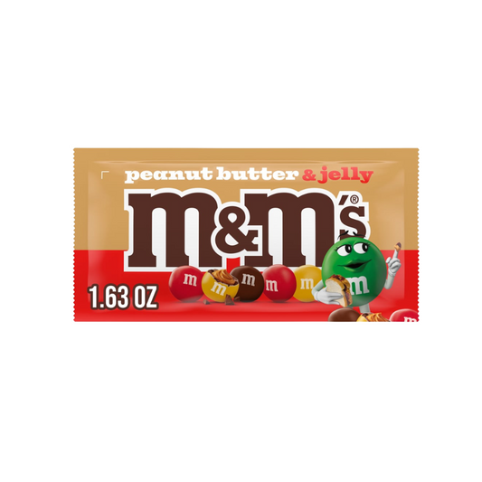M&M’S Peanut Butter & Jelly Candies – 1.6 oz (24 Pack)
