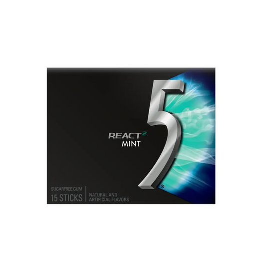 5 Gum React 2 Mint (10 - Pack)