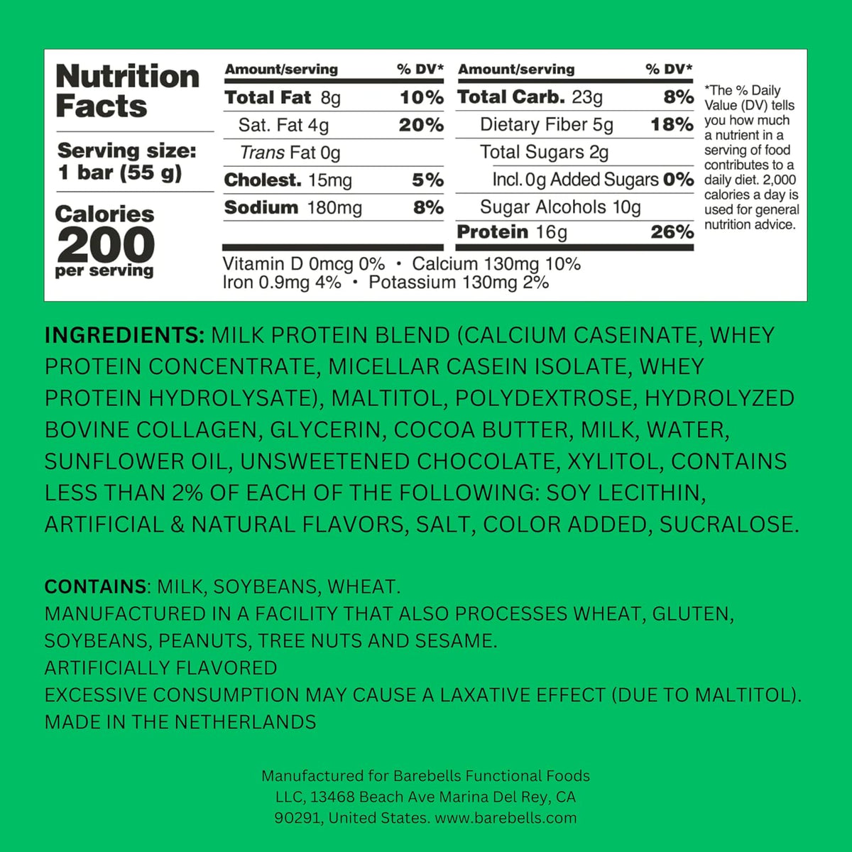 Barebells Soft Protein Bar - Banana Caramel - 16g Protein (12 Bars)