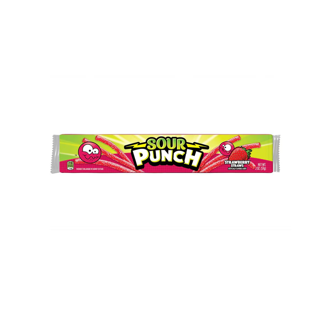 Sour Punch Strawberry Straws (24 - Pack)