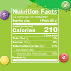 SKITTLES Sour Chewy Candy – 1.8 oz Full Size Packs (24 Count Bulk Box)