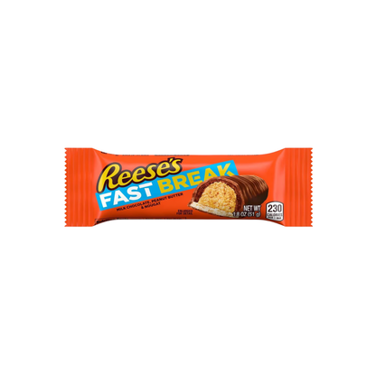 REESE'S FAST BREAK Chocolate Peanut Butter, 1.8 oz (18 - Pack)