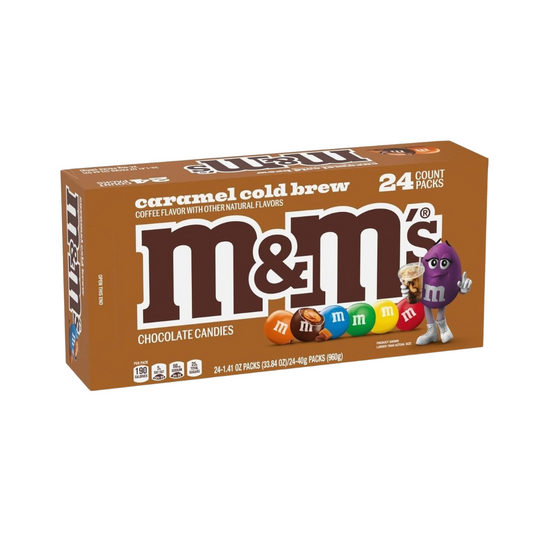 M&M'S Caramel Cold Brew Chocolate Candies – 24 Pack