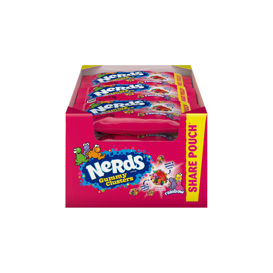 NERDS Gummy Clusters Rainbow 3 oz (12 - Pack)