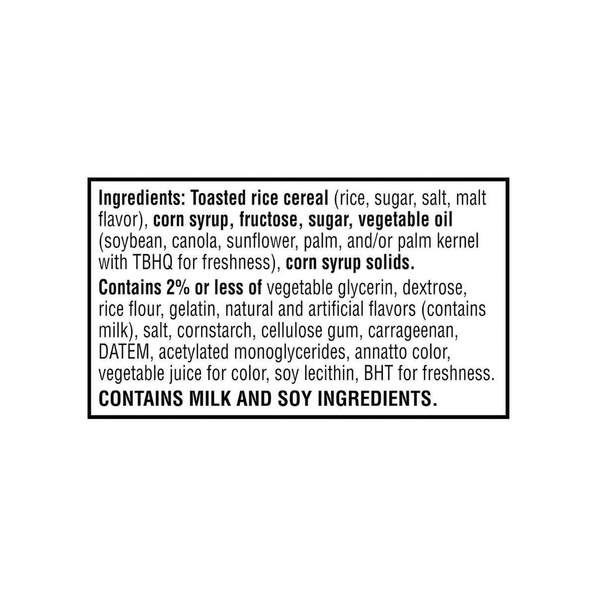 Rice Krispies Treats Mini Crispy Marshmallow Squares – 60 Count 23.2oz