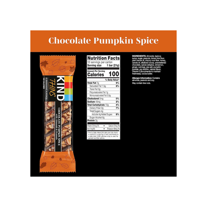 KIND Thins Chocolate Pumpkin Spice Snack Bars – 10 Count