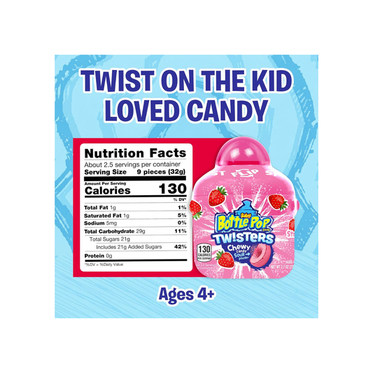 Baby Bottle Pop Twisters (8 - Pack)