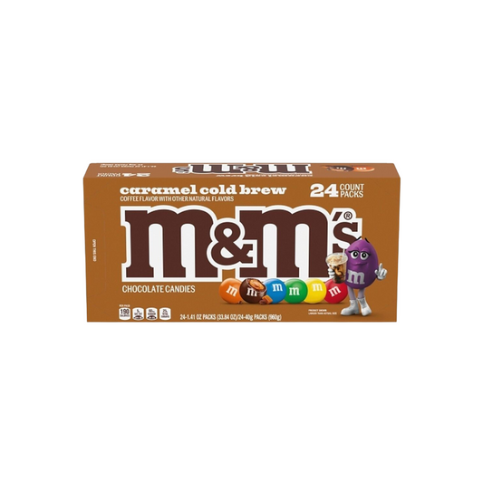M&M'S Caramel Cold Brew Chocolate Candies – 24 Pack