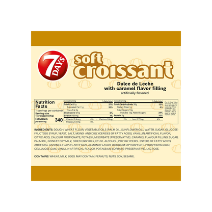 7Days Croissant, Caramel - Dulce De Leche 2.65oz - 6 Pack