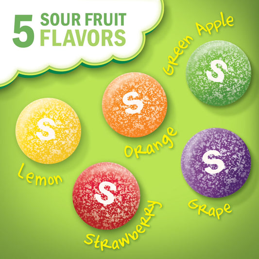 Skittles Sour Chewy Candy – 1.8 oz Full Size Packs (24 Count)