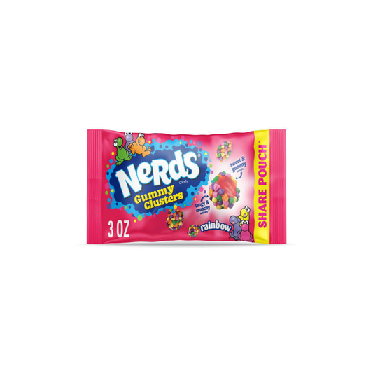 NERDS Gummy Clusters Rainbow 3 oz (12 - Pack)