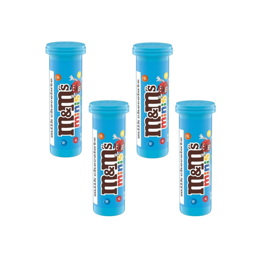 M&M'S Milk Chocolate MINIS Candy Tube 1.77 oz (24 - Pack)