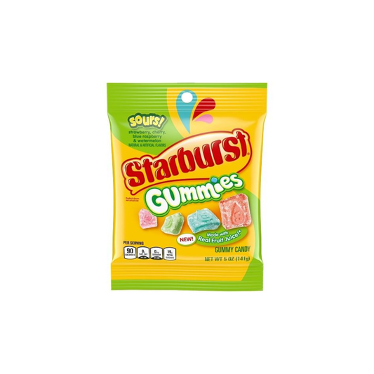 STARBURST Gummies Sours 5 oz (12 - Pack)