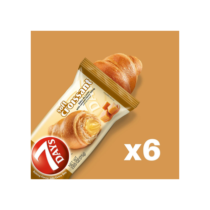 7Days Croissant, Caramel - Dulce De Leche 2.65oz - 6 Pack