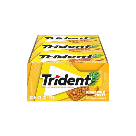 TRIDENT PINEAPPLE TWIST (12 - Pack)