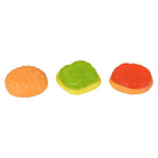 efrutti Gummi Mini Burger, 60 Pieces Individual Wrapped Gummy Burgers