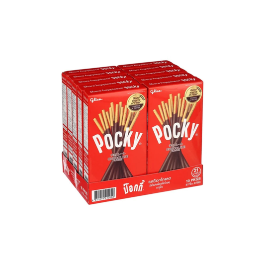 Pocky Chocolate Cream Covered Biscuit Sticks 1.41 oz (10 - Pack)