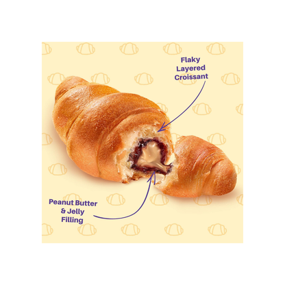 7Days Croissant, Peanut Butter Jelly, 2.65oz - 6 Pack