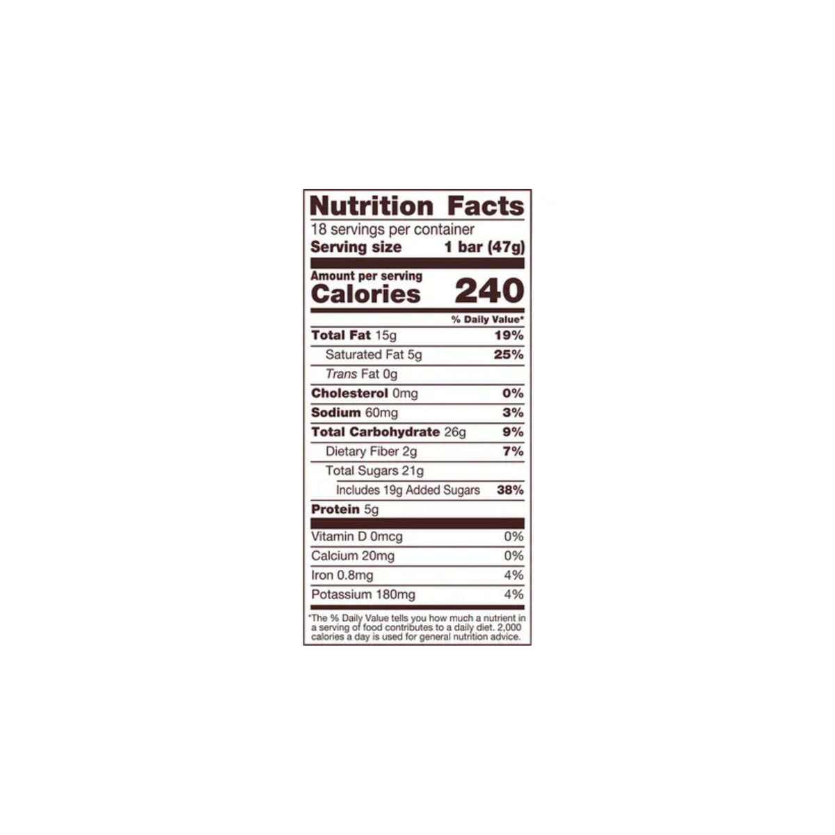 REESE'S NUTRAGEOUS Chocolate Peanut Butter, 1.66 oz (18 - Pack)
