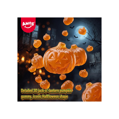 AMOS Peelerz Pumpkin Gummy – Halloween Candy (10 Pack)