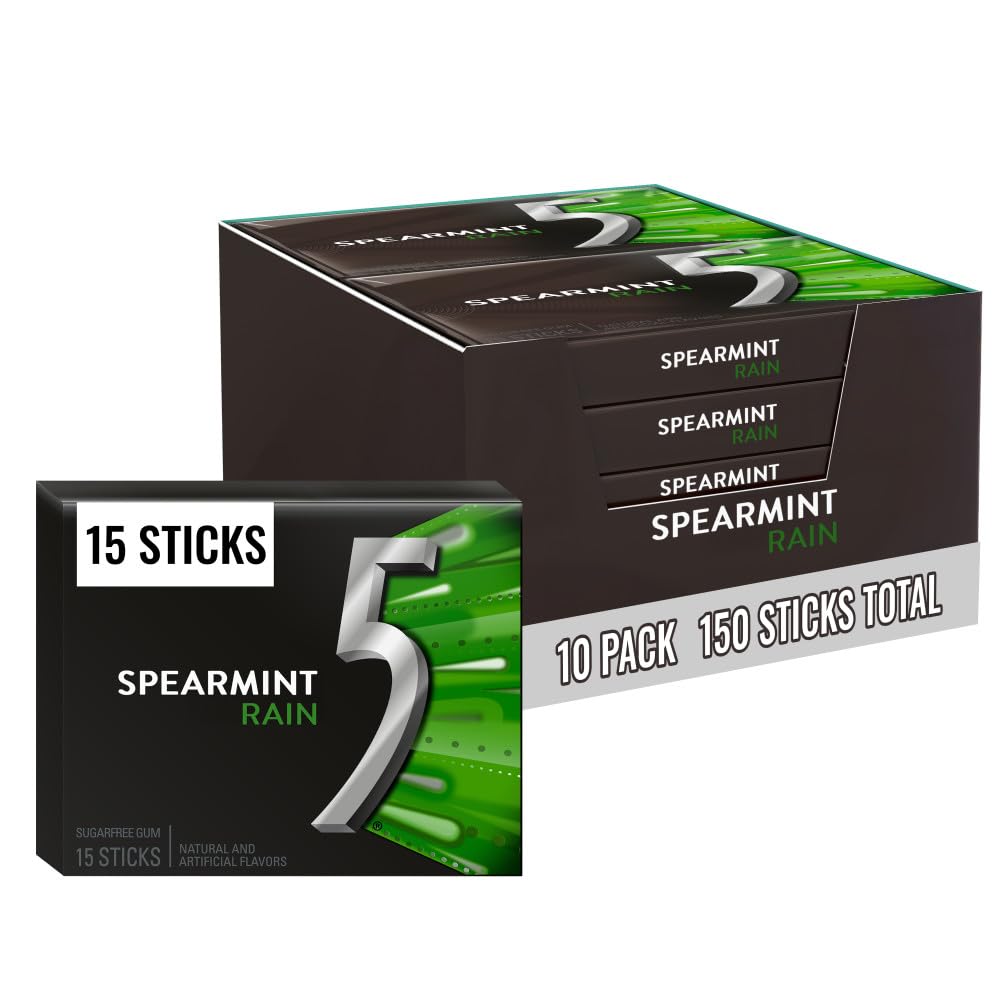 5 Gum Spearmint Rain