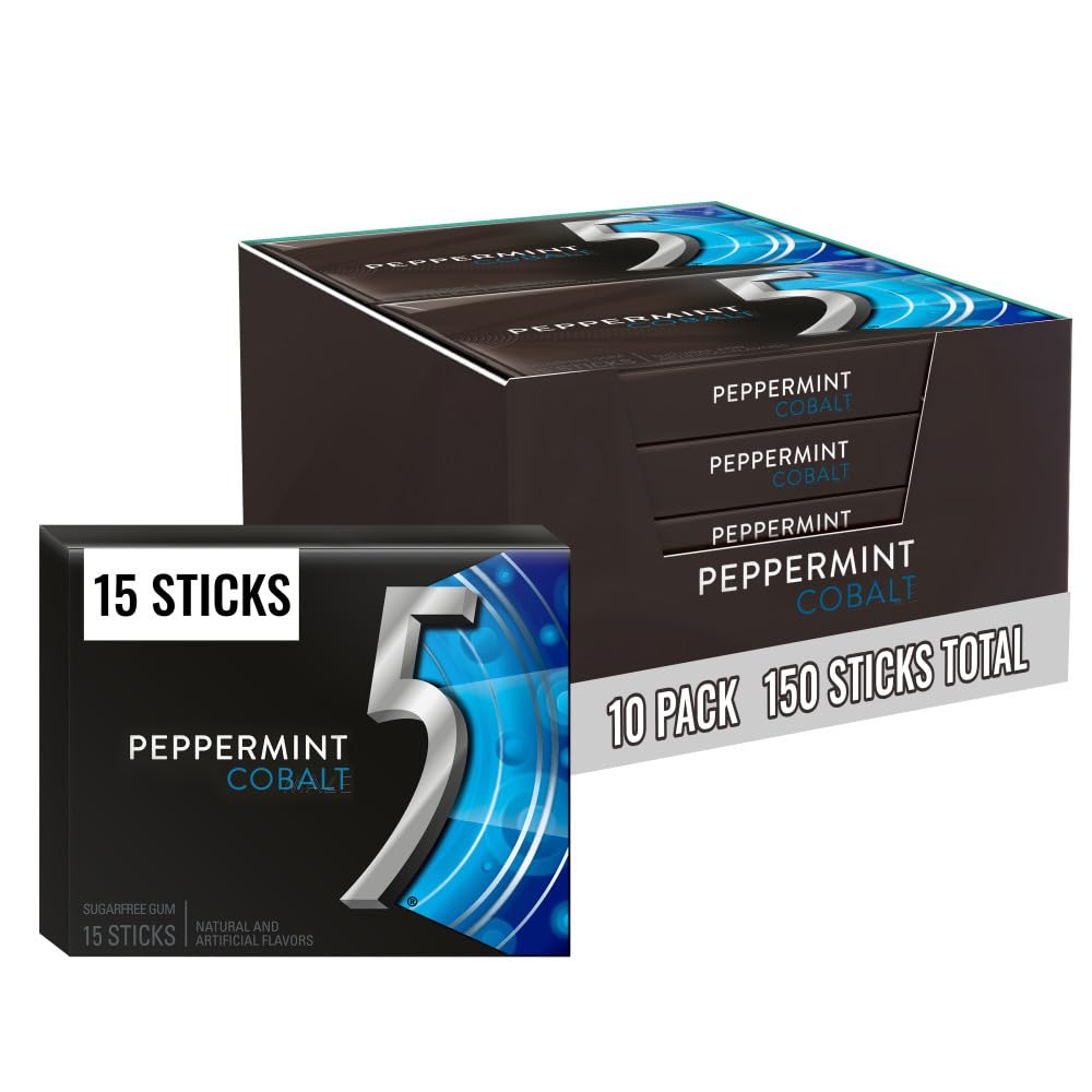 5 Gum Peppermint Cobalt
