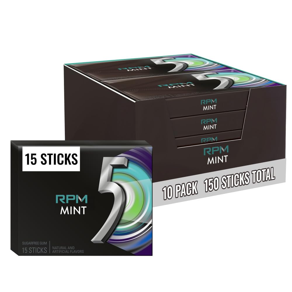 5 Gum RPM Mint (10 - Pack)
