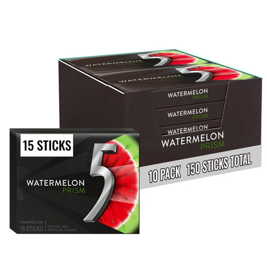 5 Gum Watermelon Prism (10 - Pack)