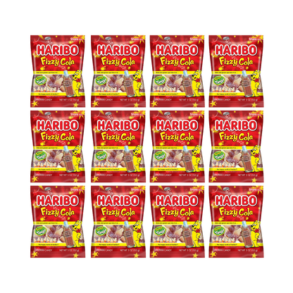 HARIBO Fizzy Cola Fizzy Gummy Candy 5 oz