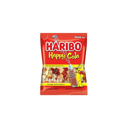 HARIBO Happy Cola Sweet Gummy Candy 5 oz