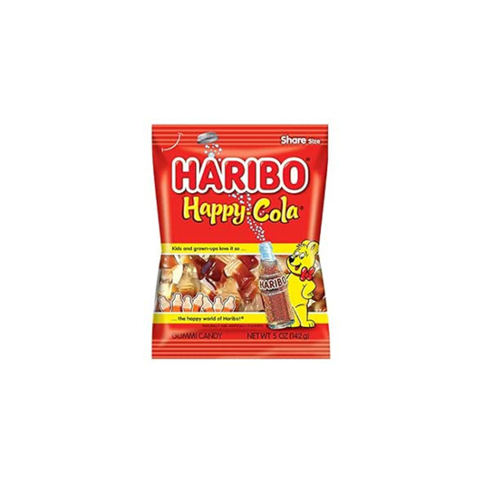 HARIBO Happy Cola Sweet Gummy Candy 5 oz
