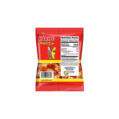 HARIBO Happy Cola Sweet Gummy Candy 5 oz