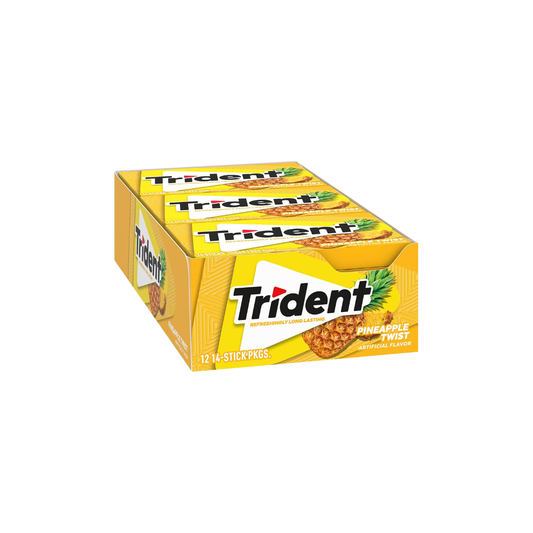 TRIDENT PINEAPPLE TWIST (12 - Pack)