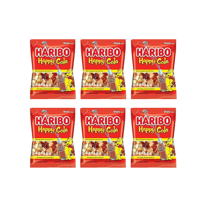 HARIBO Happy Cola Sweet Gummy Candy 5 oz