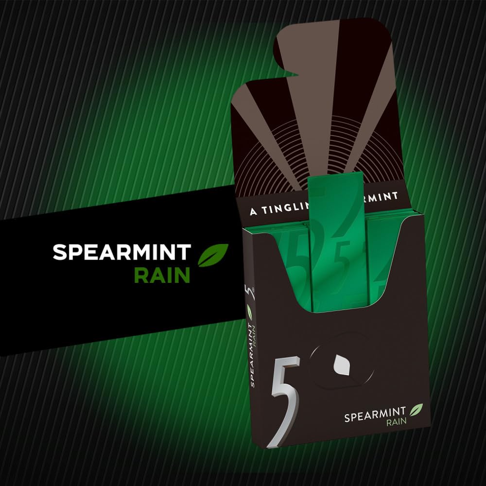 5 Gum Spearmint Rain (10 - Pack)