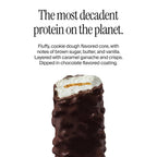 David Bronze High Protein Bars - Cookie Dough Caramel Chocolate (12 Bars)
