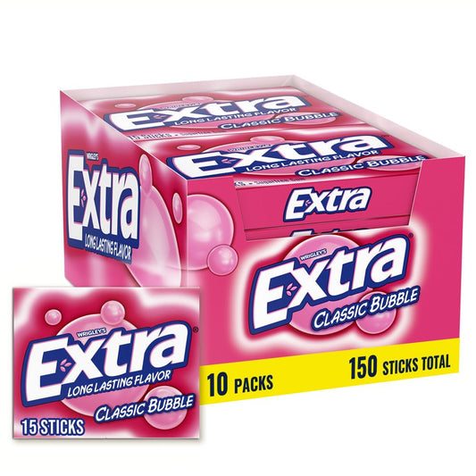 Extra Classic Bubble (10 - Pack)
