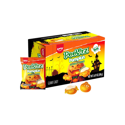 AMOS Peelerz Pumpkin Gummy – Halloween Candy (10 Pack)