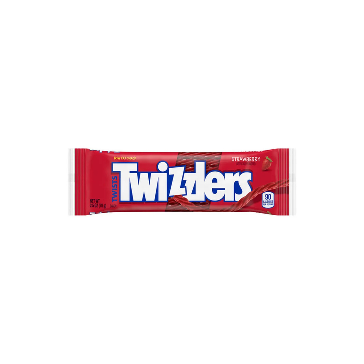 TWIZZLERS Twists Strawberry Licorice Style, – 2.5 oz (18 - Pack)