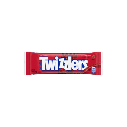 TWIZZLERS Twists Strawberry Licorice Style, – 2.5 oz (18 - Pack)
