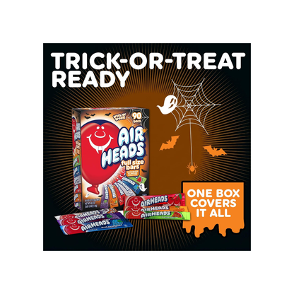 Airheads Full-Size Candy Bars – Halloween Variety Pack (90 Count)