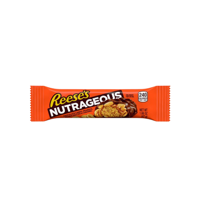 REESE'S NUTRAGEOUS Chocolate Peanut Butter, 1.66 oz (18 - Pack)