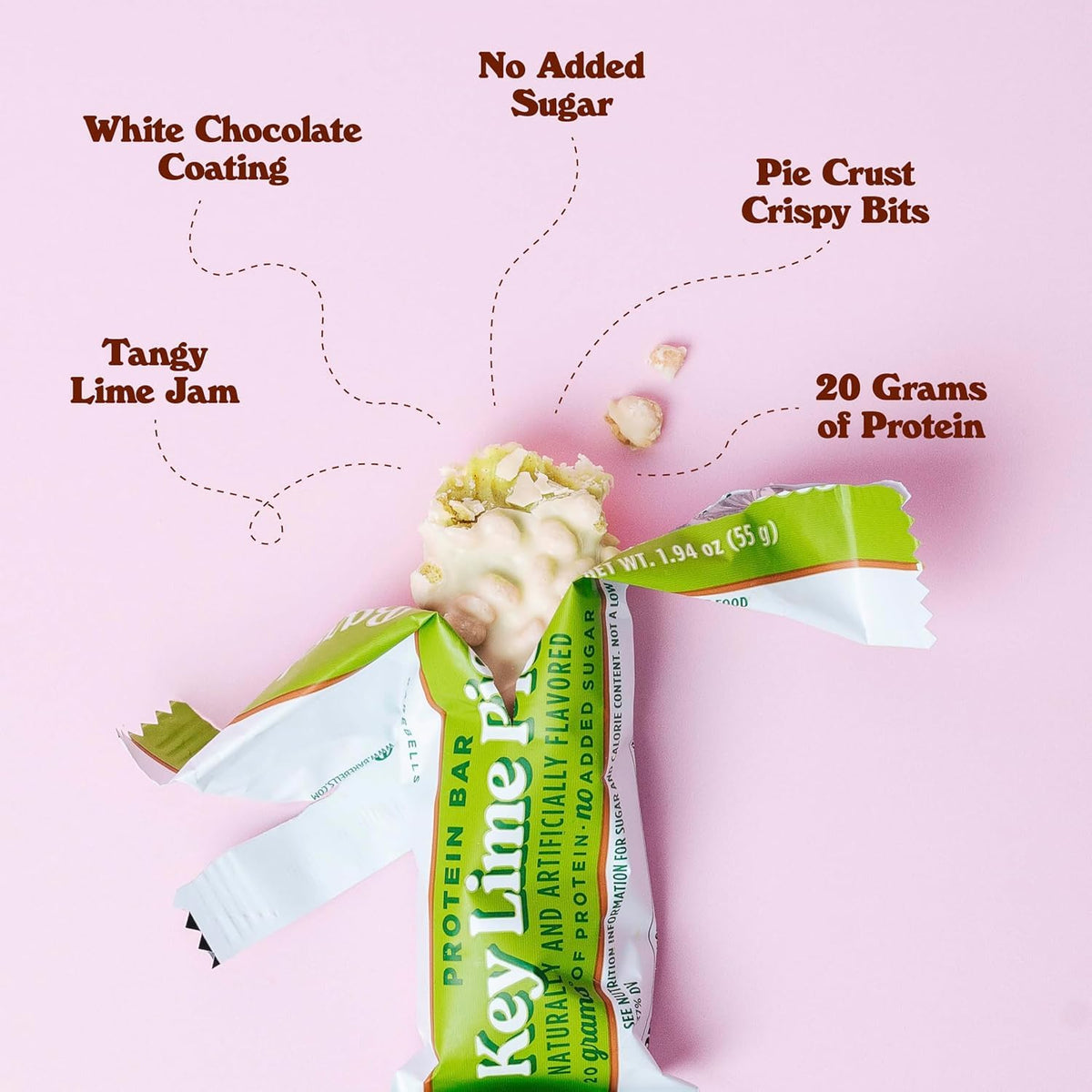 Barebells Protein Bar - Key Lime Pie - 20g Protein (12 Bars)