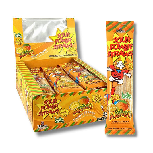 Sour Power - Mango Straws (24 Pack)
