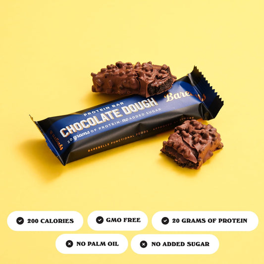 Barebells Protein Bar - Chocolate Dough - 20g Protein (12 Bars)