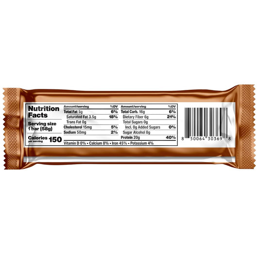 David Bronze High Protein Bars - S'mores Chocolate Crunch (12 Bars)