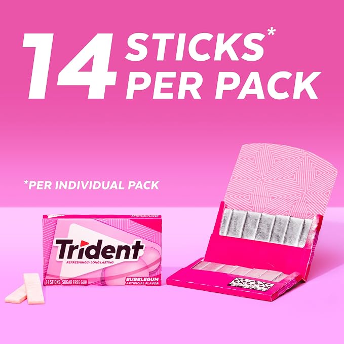 Trident Bubblegum (12 - Pack)