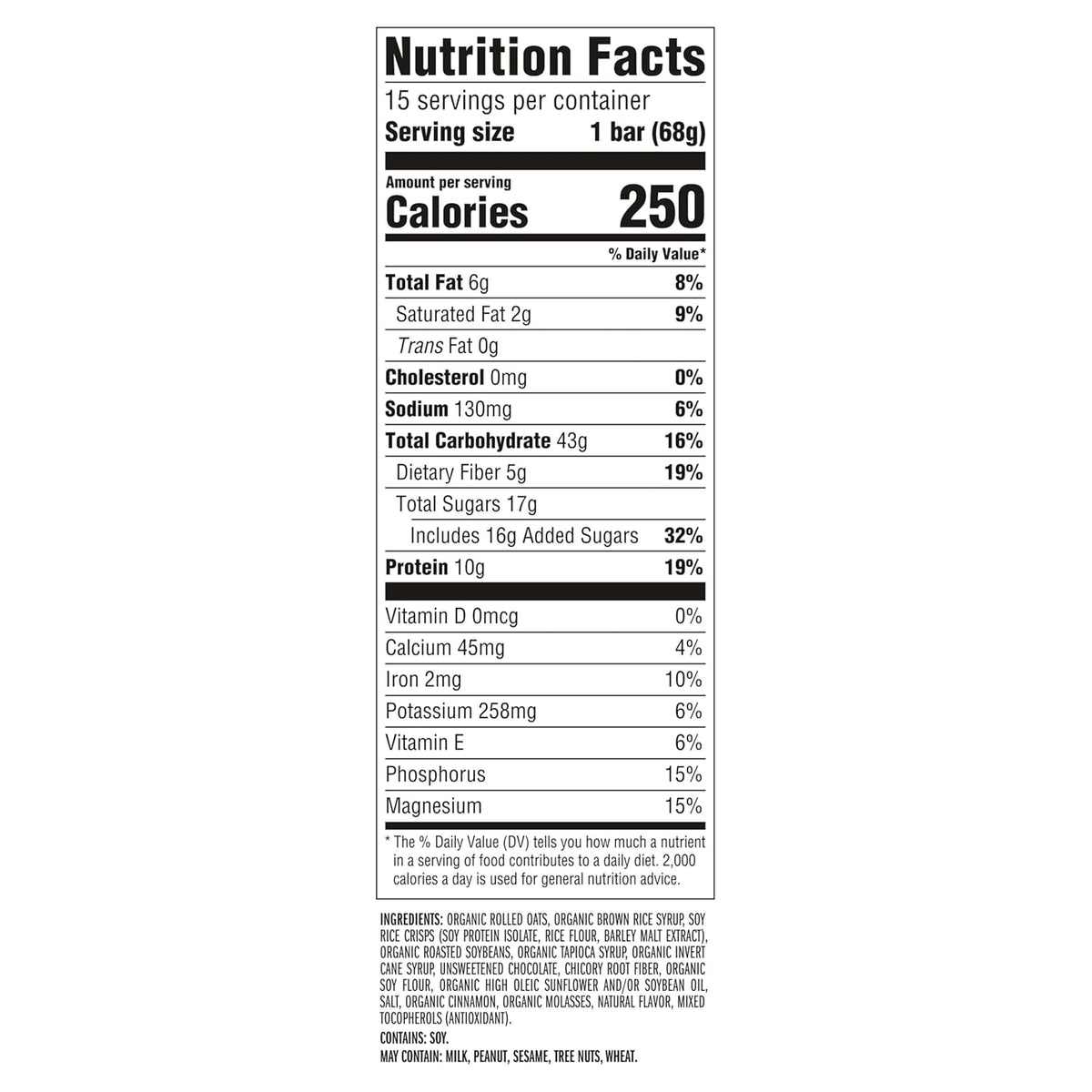 CLIF BAR - Energy Protein Bars - Chocolate Chip (15 Pack)