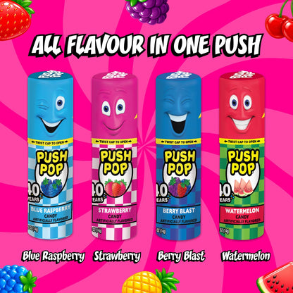 Push Pop Candy Variety Pack – Assorted Flavors (24 Ct)