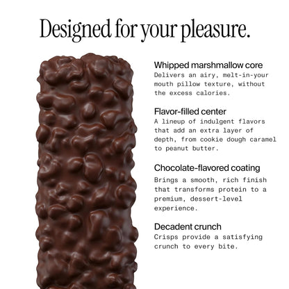 David Bronze High Protein Bars - Cookie Dough Caramel Chocolate (12 Bars)